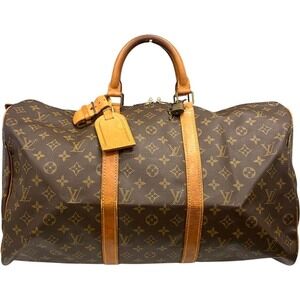 Louis Vuitton Brown Handbag Keepall